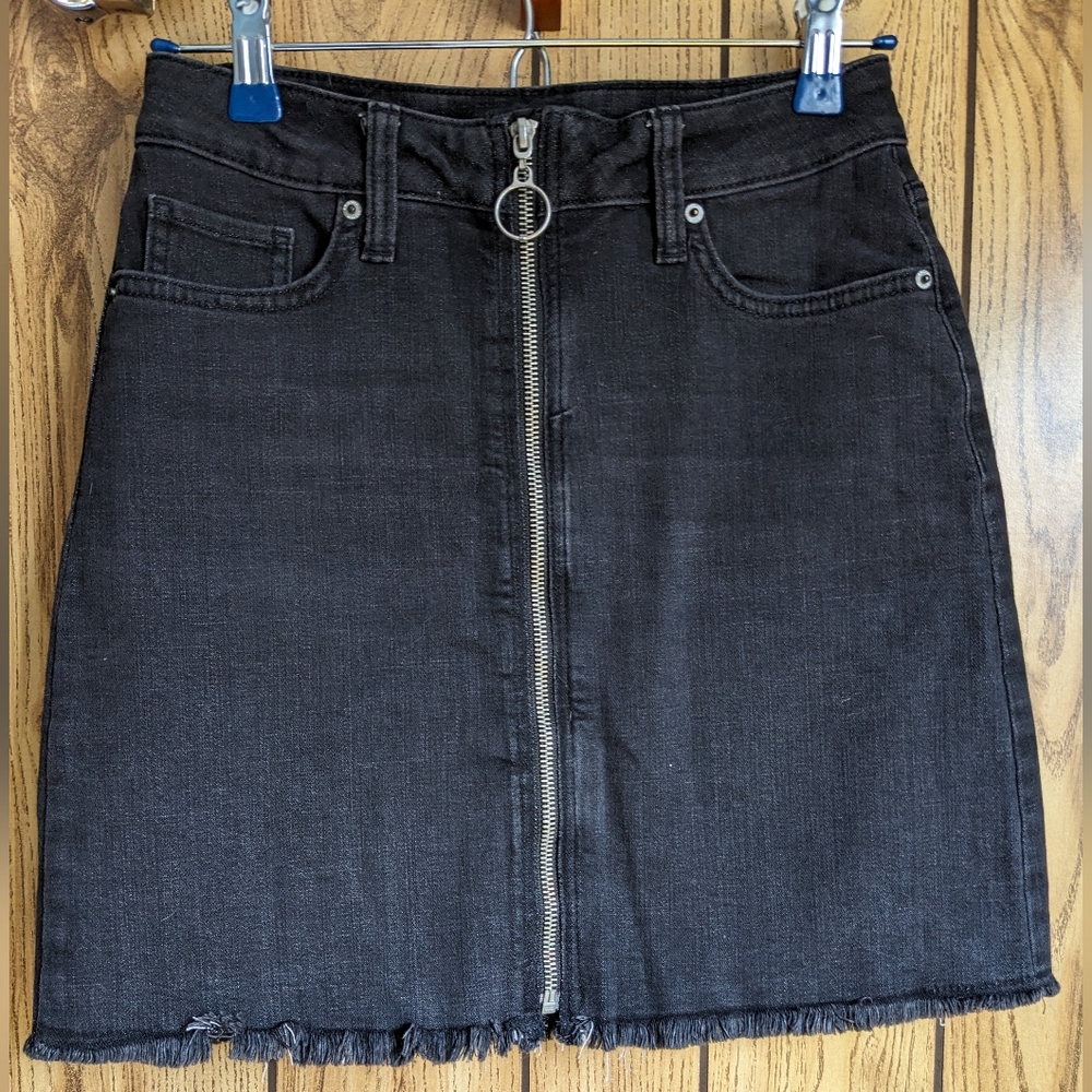 Arizona Black Jean Skirt